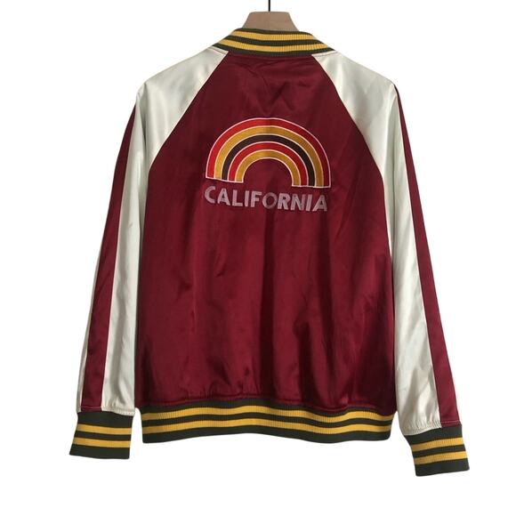 Ashley by 26 International Downtown Collection Satin California Varsity Jacket - Picture 3 of 10